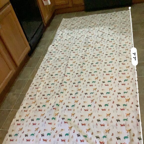 Adorable Christmas dogs flat sheet/fabric - Picture 2 of 4
